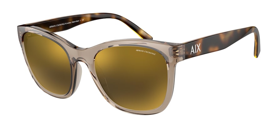 Exchange Armani AX4105SF Phantos Sunglasses  8271F9-SHINY TUNDRA 54-20-145 - Color Map green