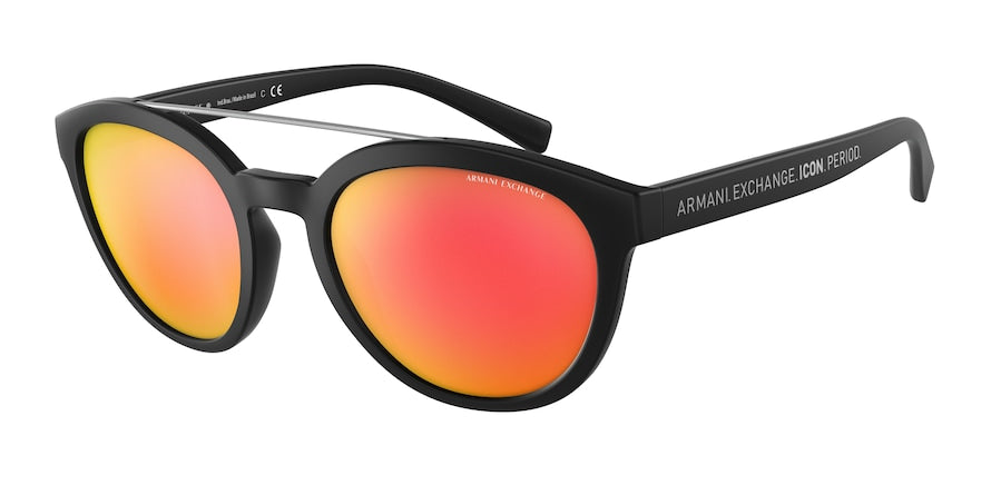 Exchange Armani AX4118S Phantos Sunglasses  80786Q-MATTE BLACK 54-21-145 - Color Map black