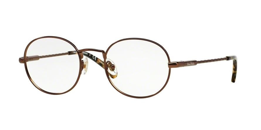 Brooks Brothers BB1018 Round Eyeglasses  1571-BRONZE 47-19-140 - Color Map bronze/copper