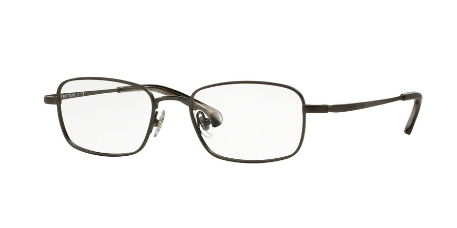 Brooks Brothers BB1040 Rectangle Eyeglasses  1150-GUNMETAL 50-18-150 - Color Map gunmetal