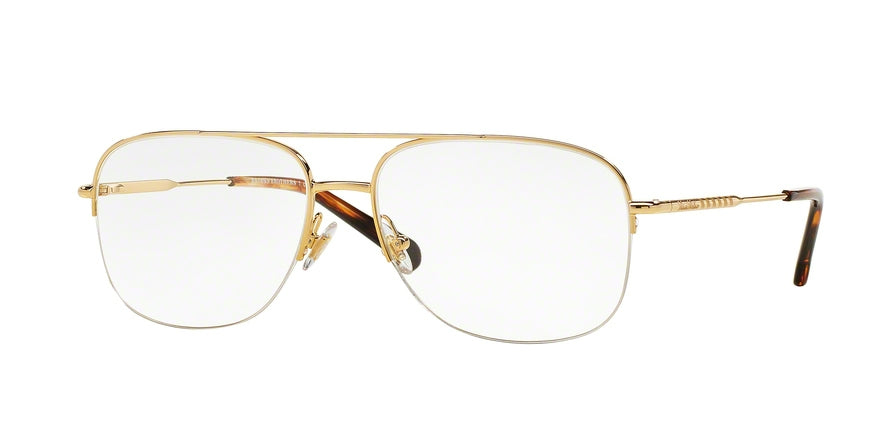 Brooks Brothers BB1041 Pilot Eyeglasses  1172-GOLD 57-16-145 - Color Map gold