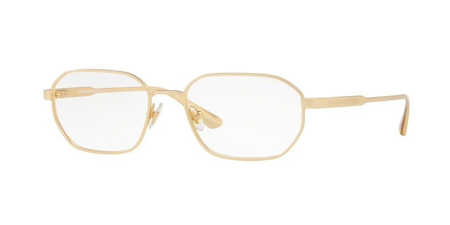 Brooks Brothers BB1053 Irregular Eyeglasses  1001-GOLD 55-17-145 - Color Map gold