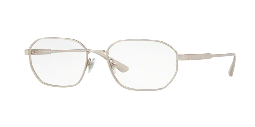 Brooks Brothers BB1053 Irregular Eyeglasses  1002-SILVER 55-17-145 - Color Map silver