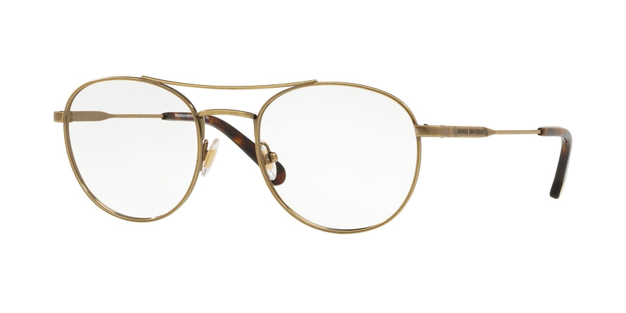 Brooks Brothers BB1060 Round Eyeglasses  1641-ANTIQUE BRASS 50-20-140 - Color Map brass