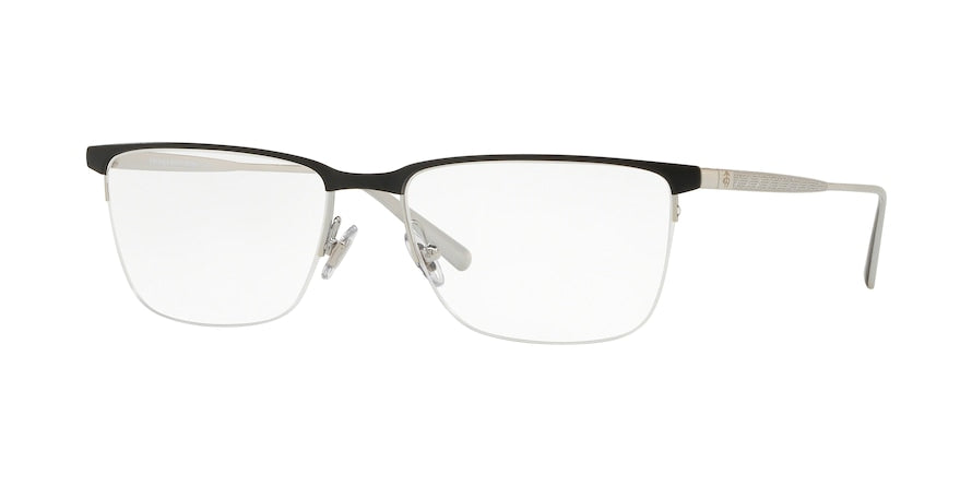 Brooks Brothers BB1061 Rectangle Eyeglasses  1637-SHINY SILVER 56-17-140 - Color Map silver