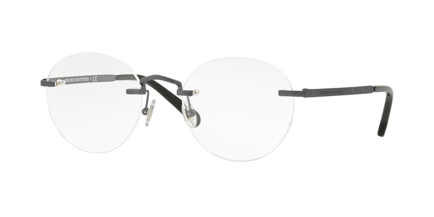 Brooks Brothers BB1063 Phantos Eyeglasses  1221-BRUSHED DARK GUNMETAL 52-20-140 - Color Map gunmetal