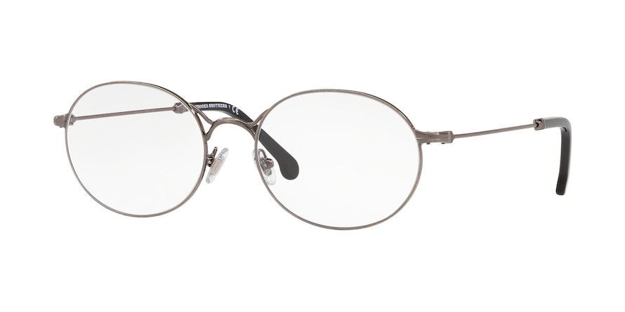Brooks Brothers BB1065 Oval Eyeglasses  1302-ANTIQUE SILVER 54-18-145 - Color Map antique silver