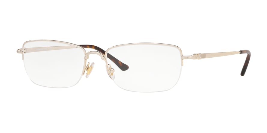 Brooks Brothers BB1068 Pillow Eyeglasses  1532-SHINY LIGHT GOLD 57-18-145 - Color Map gold