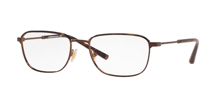 Brooks Brothers BB1070 Rectangle Eyeglasses  1008-MATTE  BROWN 56-19-145 - Color Map brown