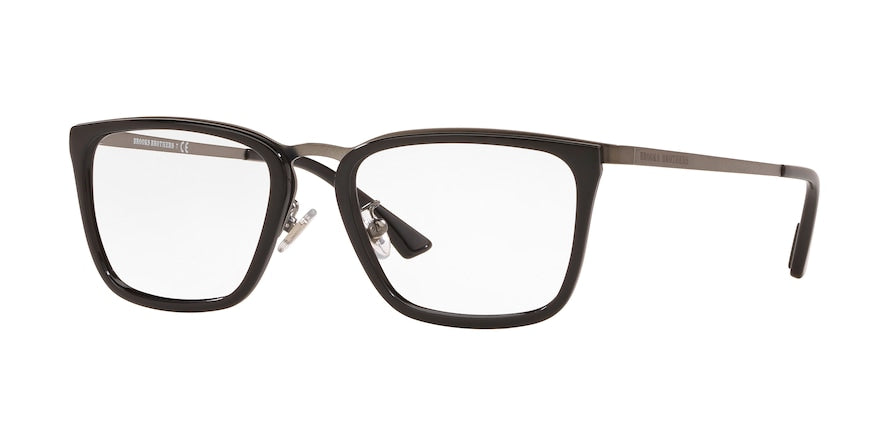 Brooks Brothers BB1071 Square Eyeglasses  1001-MATTE GUNMETAL 55-18-145 - Color Map gunmetal