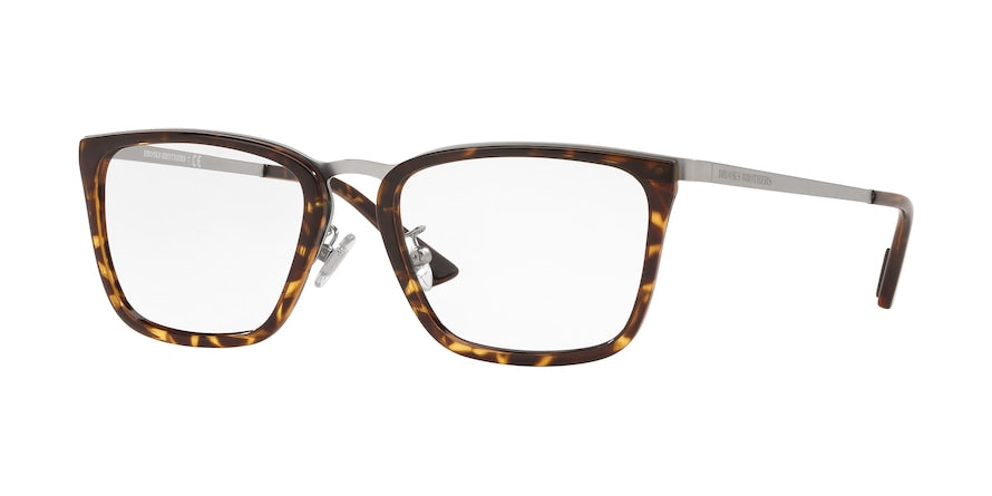 Brooks Brothers BB1071 Square Eyeglasses  1003-MATTE SILVER 55-18-145 - Color Map silver