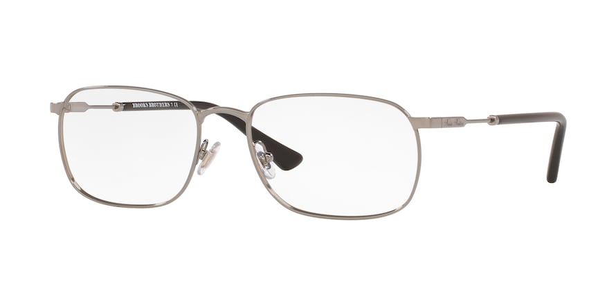 Brooks Brothers BB1072T Rectangle Eyeglasses  1240T-SHINY GUNMETAL 56-18-145 - Color Map gunmetal