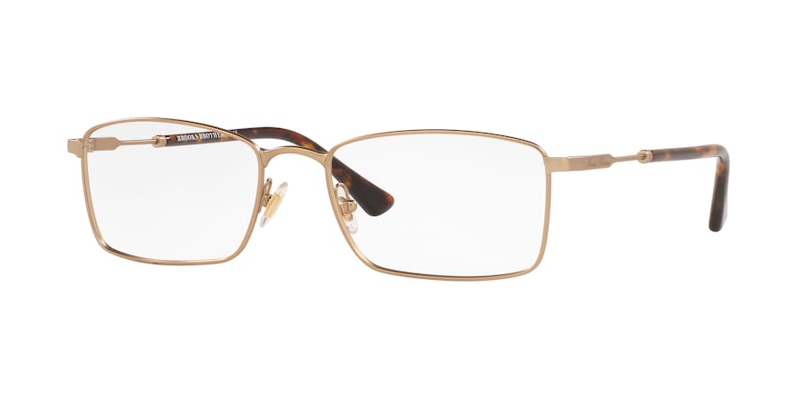 Brooks Brothers BB1073T Rectangle Eyeglasses  1528T-MATTE GOLD 56-18-145 - Color Map gold