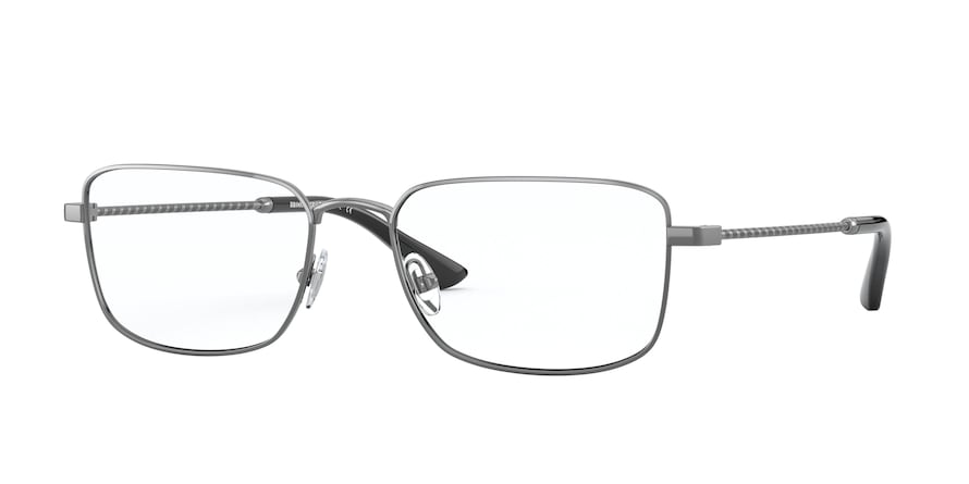 Brooks Brothers BB1077 Rectangle Eyeglasses  1510-SHINY GUNMETAL 56-18-150 - Color Map gunmetal
