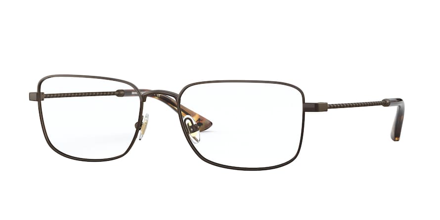 Brooks Brothers BB1077 Rectangle Eyeglasses  1573-MATTE BRONZE 56-18-150 - Color Map bronze/copper