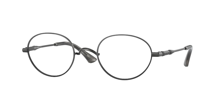 Brooks Brothers BB1091 Oval Eyeglasses  1302-ANTIQUE SILVER 50-23-145 - Color Map silver
