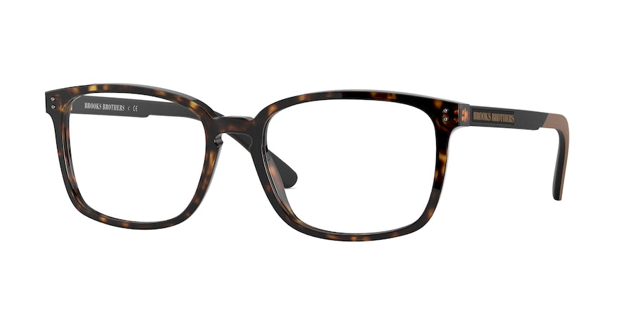 Brooks Brothers BB2044 Pillow Eyeglasses  6001-MATTE TORTOISE 56-18-145 - Color Map havana