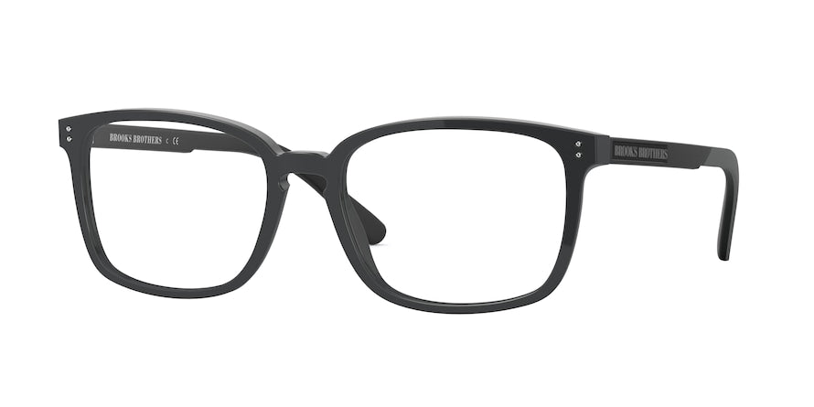 Brooks Brothers BB2044 Pillow Eyeglasses  6035-MATTE DARK SOLID GRAY 56-18-145 - Color Map grey