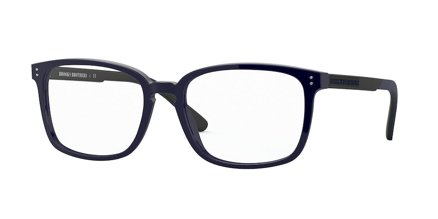 Brooks Brothers BB2044 Pillow Eyeglasses  6037-MATTE NAVY 56-18-145 - Color Map blue
