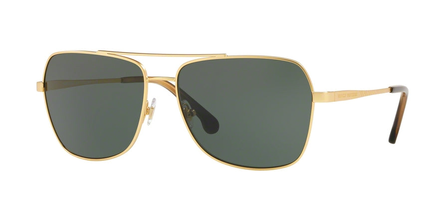 Brooks Brothers BB4045S Square Sunglasses  168671-SATIN GOLD 60-15-145 - Color Map gold