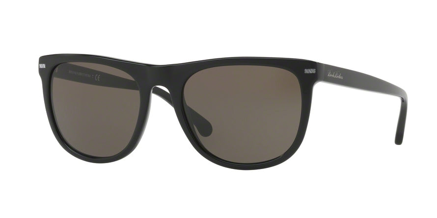Brooks Brothers BB5037S Square Sunglasses  60003-BLACK 55-19-145 - Color Map black