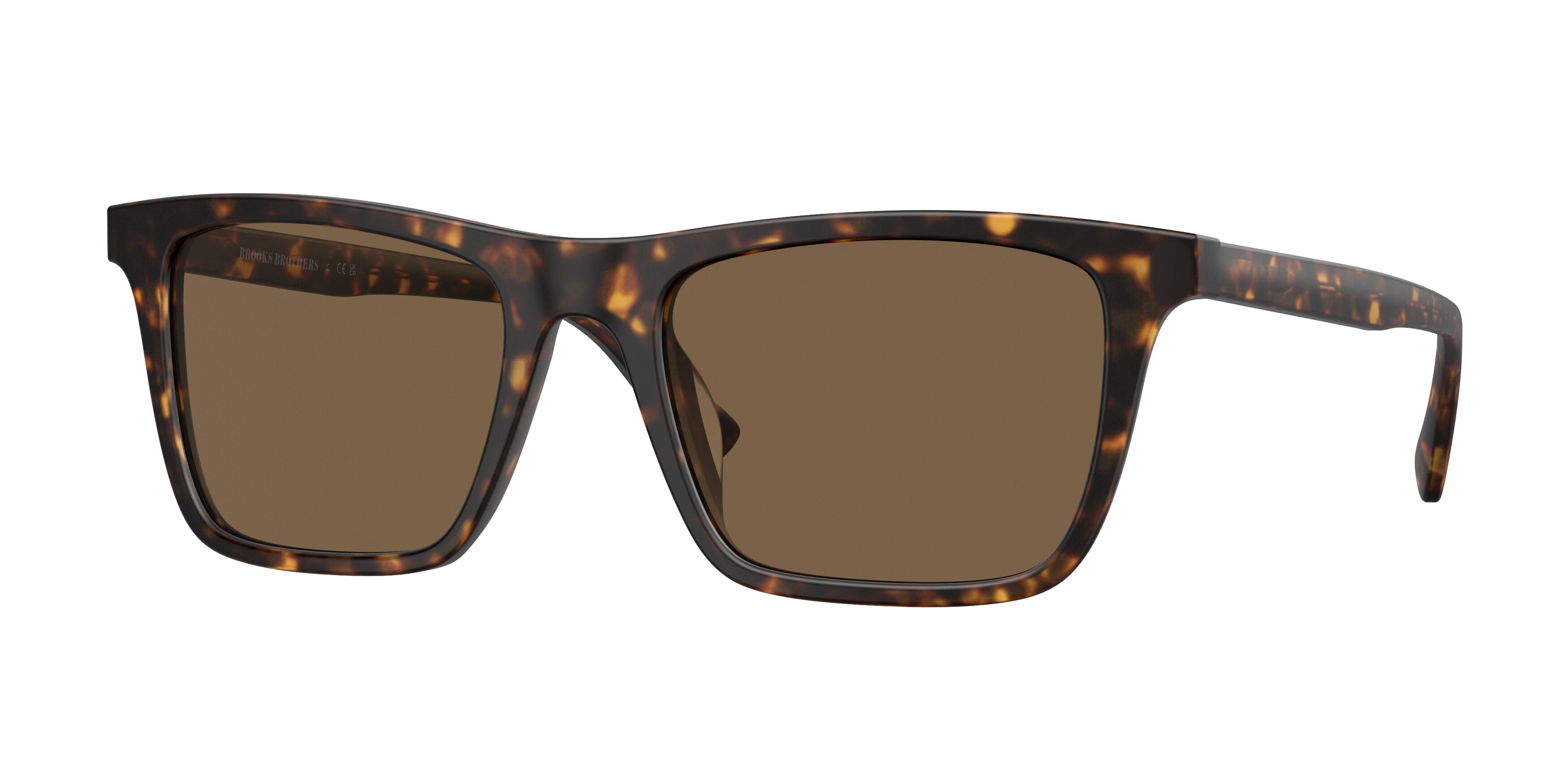 Brooks Brothers BB5051U Square Sunglasses  616173-Dark Tortoise 56-145-20 - Color Map Tortoise