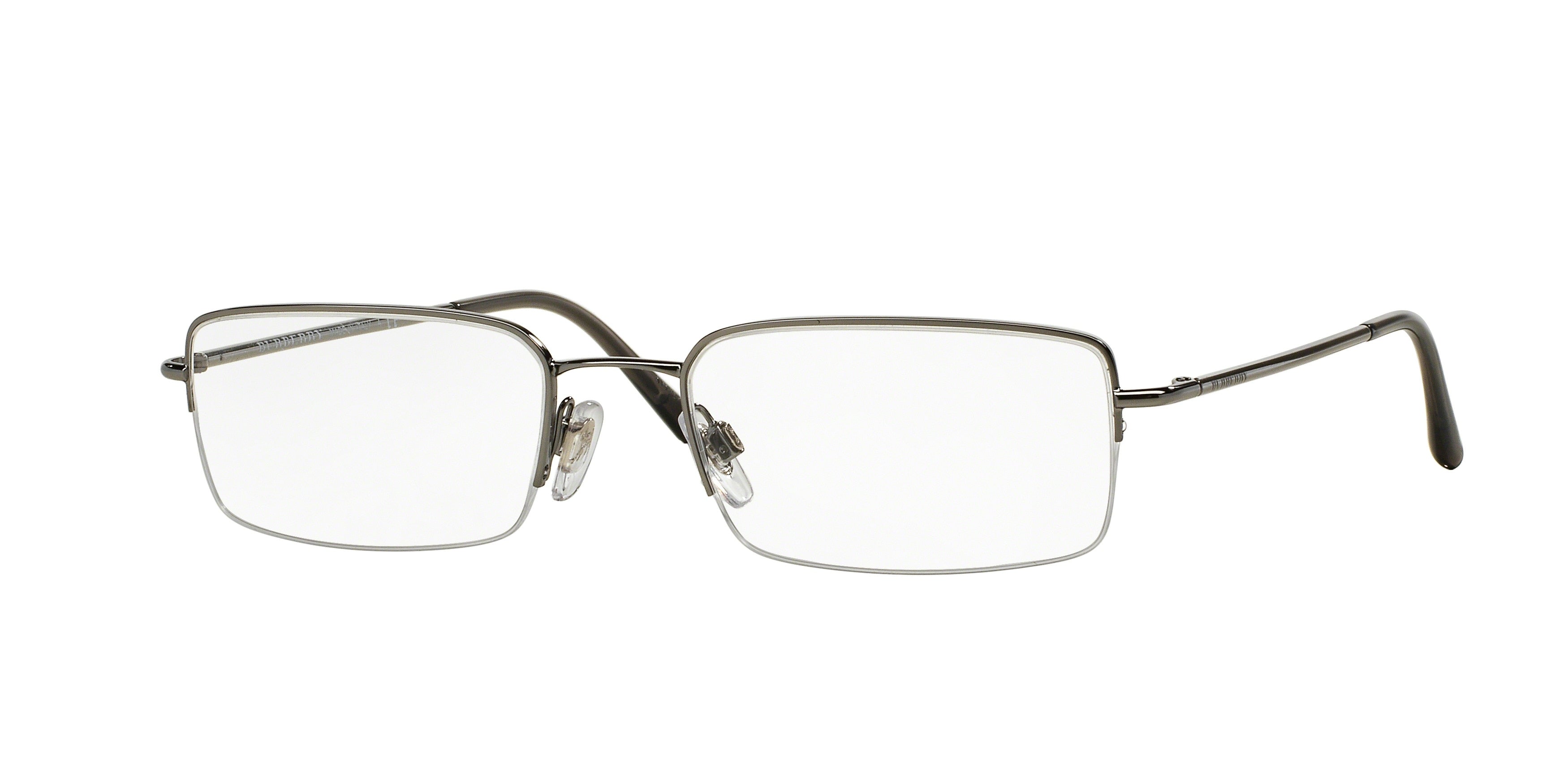 Burberry BE1068 Rectangle Eyeglasses  1003-Gunmetal 54-140-19 - Color Map Grey