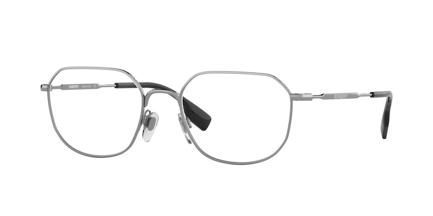 Burberry BE1335 Square Eyeglasses  1003-GUNMETAL 52-19-145 - Color Map gunmetal