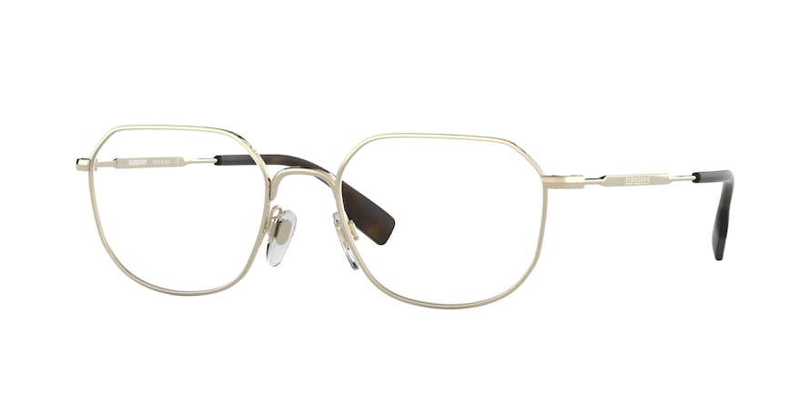 Burberry BE1335 Square Eyeglasses  1109-LIGHT GOLD 54-19-145 - Color Map gold
