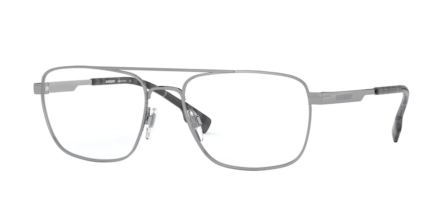 Burberry CRESCENT BE1340 Rectangle Eyeglasses  1003-GUNMETAL 56-18-145 - Color Map gunmetal