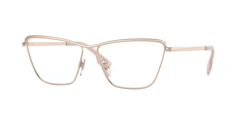Burberry TALBOT BE1343 Rectangle Eyeglasses  1188-PINK 57-14-140 - Color Map pink