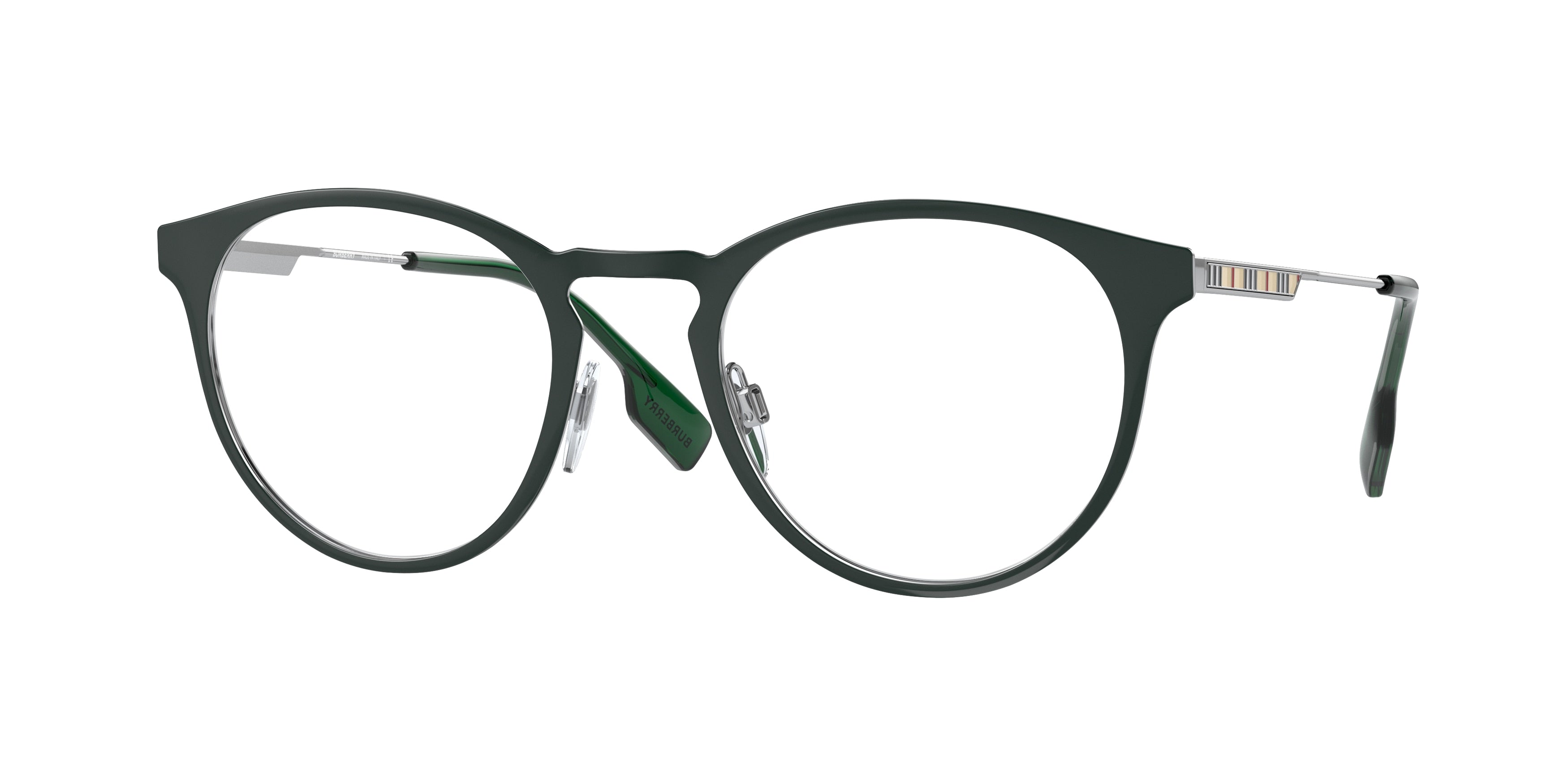 Burberry YORK BE1360 Phantos Eyeglasses  1327-Green 50-145-21 - Color Map Green