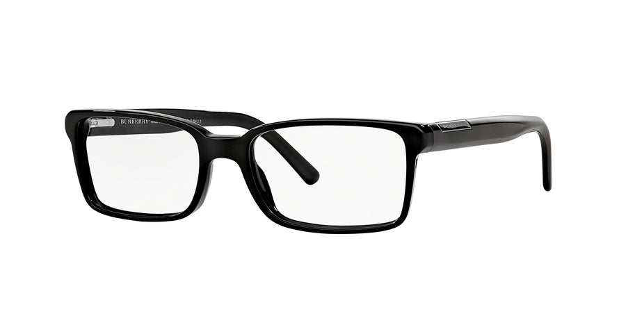 Burberry BE2086 Rectangle Eyeglasses  3001-BLACK 54-17-140 - Color Map black