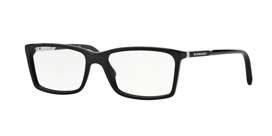 Burberry BE2139 Square Eyeglasses  3001-BLACK 54-16-140 - Color Map black