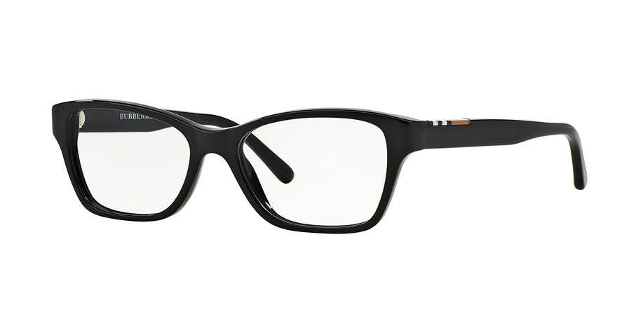 Burberry BE2144 Cat Eye Eyeglasses  3001-BLACK 53-16-140 - Color Map black