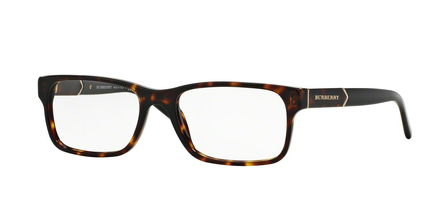 Burberry BE2150 Rectangle Eyeglasses  3002-DARK HAVANA 55-17-140 - Color Map havana