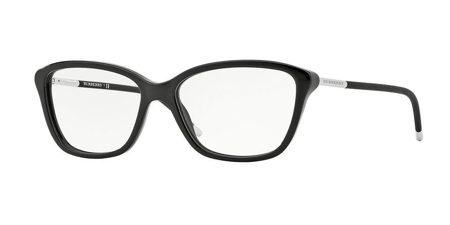 Burberry BE2170 Cat Eye Eyeglasses  3001-BLACK 52-15-140 - Color Map black
