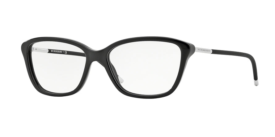 Burberry BE2170 Cat Eye Eyeglasses  3001-BLACK 52-15-140 - Color Map black
