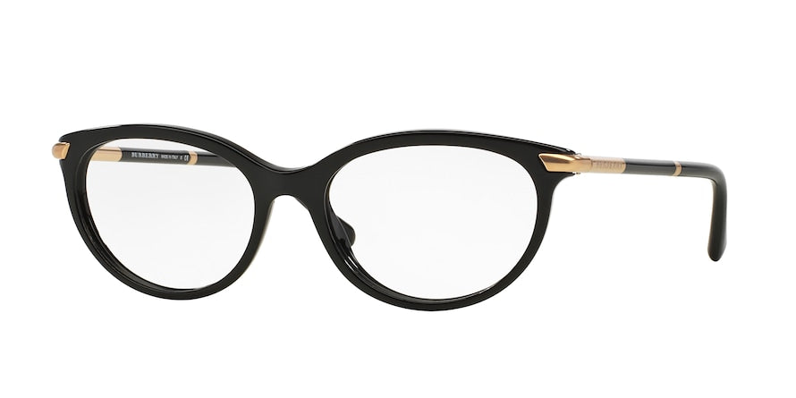 Burberry BE2177 Square Eyeglasses  3001-BLACK 51-17-140 - Color Map black