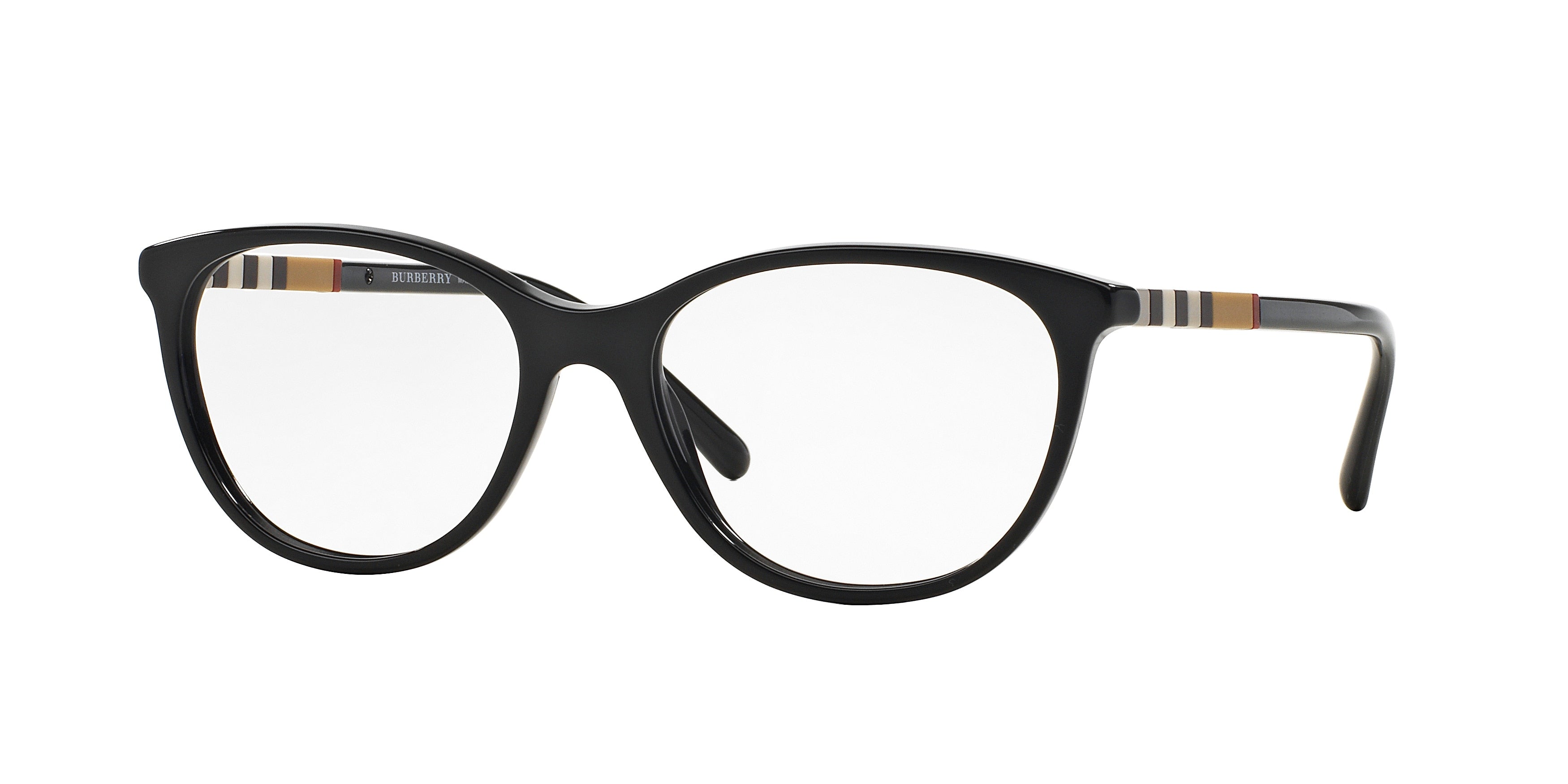 Burberry BE2205 Square Eyeglasses  3001-Black 52-145-17 - Color Map Black
