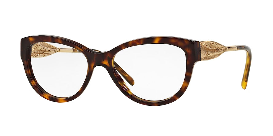 Burberry BE2210 Square Eyeglasses  3002-DARK HAVANA 51-17-140 - Color Map havana