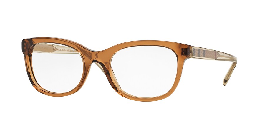 Burberry BE2213 Square Eyeglasses  3564-BROWN 53-20-140 - Color Map brown