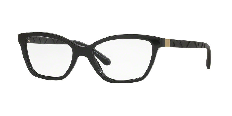 Burberry BE2221 Cat Eye Eyeglasses  3001-BLACK 51-17-140 - Color Map black