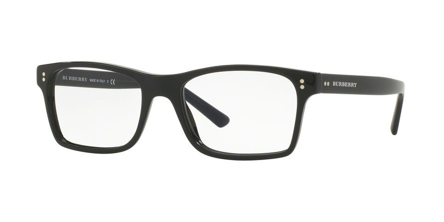 Burberry BE2222 Square Eyeglasses  3595-BLACK 55-18-145 - Color Map black