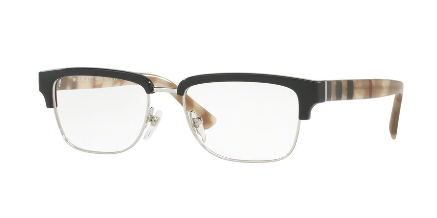 Burberry BE2224 Square Eyeglasses  3600-BLACK 54-18-145 - Color Map black