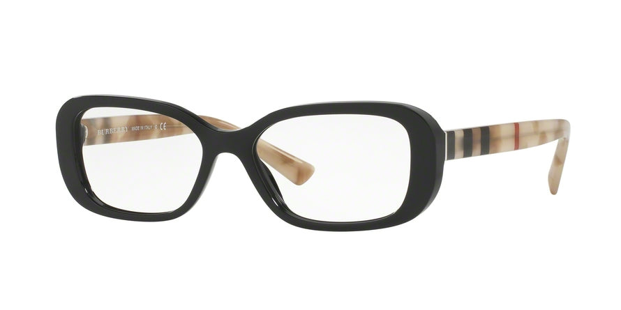 Burberry BE2228 Pillow Eyeglasses  3600-BLACK 53-16-140 - Color Map black