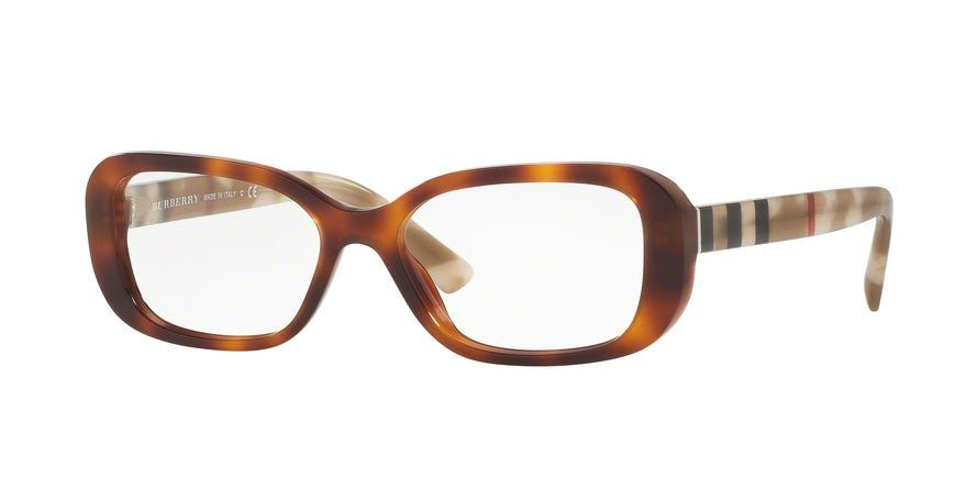 Burberry BE2228 Pillow Eyeglasses  3601-LIGHT HAVANA 51-16-140 - Color Map havana