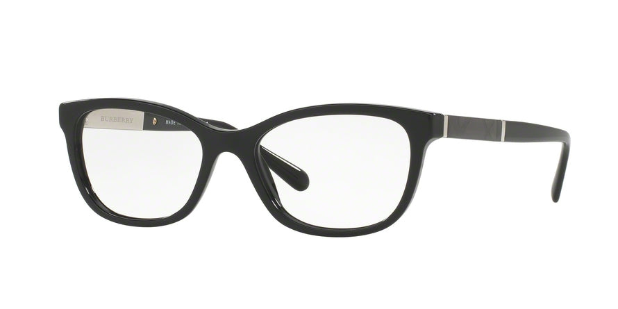 Burberry BE2232 Cat Eye Eyeglasses  3001-BLACK 53-17-140 - Color Map black