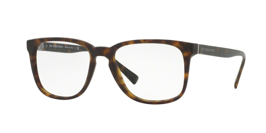 Burberry BE2239F Square Eyeglasses  3536-MATTE DARK HAVANA 55-18-145 - Color Map havana