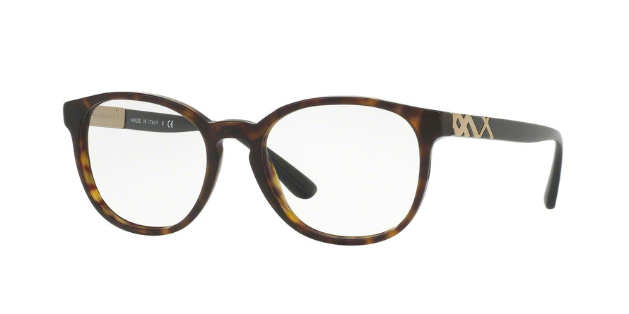 Burberry BE2241 Phantos Eyeglasses  3002-DARK HAVANA 52-18-140 - Color Map havana